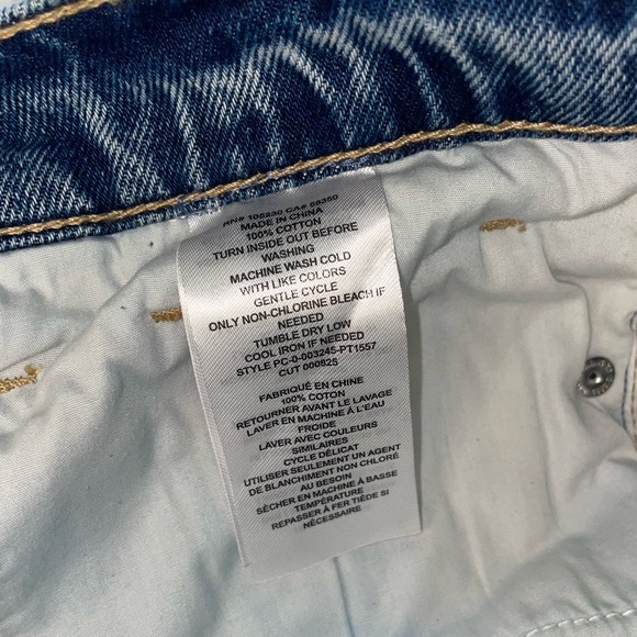 Current/Elliott The Fling Cuffed Cropped Boyfriend Capri Jeans NWT - Picture 15 of 15